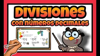 🔴 Como hacer DIVISIONES con DECIMALES [PARA NIÑOS]