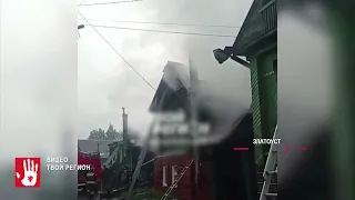 Жилой дом сгорел в Новосинеглазово