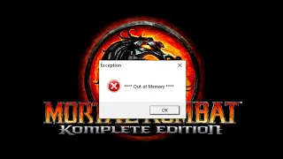 Как исправить ошибку "Out of memory" в Mortal Combat 9