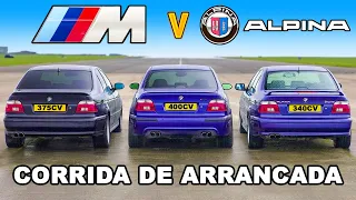 BMW E39 M5 vs Alpina B10: CORRIDA DE ARRANCADA