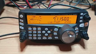 Kenwood TS480HX running full power when on the correct antenna.  Foldback circuit working perfectly