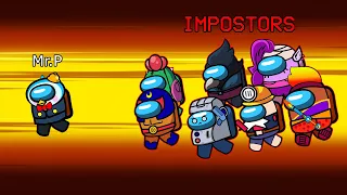 Mr.P vs 7 IMPOSTORS | Among US x Brawl Stars Animation #3