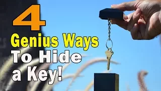 4 GENIUS WAYS TO HIDE A KEY!