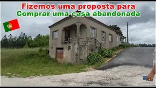 INACREDITÁVEL ESSAS CASAS ABANDONADAS EM PORTUGAL🇵🇹/ VAMOS COMPRAR! Informação valiosa que tivemos