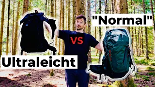 Ultraleicht-Rucksack vs. klassischer Trekking-Rucksack