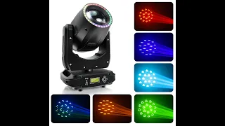 UKing Ultra Bright Moving Head Light Rainbow Lighting Effect Beam and Pattern Light