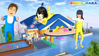 Yuta Mio Buka Kedai Sushi 🍣🍡 Masuk Portal Jadi Bayi Raksasa 😱😱 | Sakura School Simulator