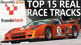 BeamNG Top 15 Real Race Track Mods [2022] | Download Links + Lap Records
