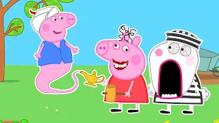 1001 Wishes - Peppa and Roblox Piggy Funny Animation