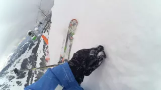 Big Crash On HARAKIRI Slope