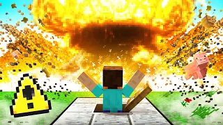 I Tried To Survive a NUKE  in MINECRAFT!