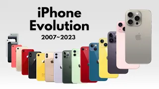 Evolution of iPhone 2007~2023