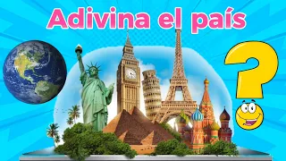 🌎Adivina 54 países según la característica que se muestre🏞️🗽 #adivinanza #paises #quiz