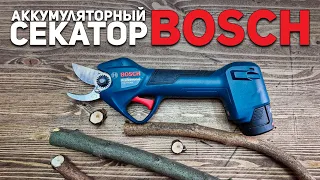 Аккумуляторный секатор BOSCH