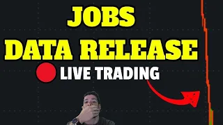 🔴LIVE: UNEMPLOYMENT RATE & NONFARM PAYROLLS 8:30AM! FUTURES TRADING ES