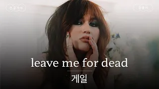 abcdefu의 뒤를 이을 마라맛 이별 노래🥵 [가사 번역] 게일 (GAYLE) - leave me for dead