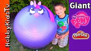 Mega GIANT My Little Pony Play-Doh EGG Surprise with HobbyKids