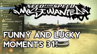 Funny And Lucky Moments - NFS Most Wanted - Ep.31