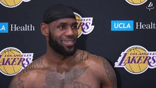 LeBron James on why he chose the No. 2 jersey for the All-Star game to honor Gigi and Kobe Bryant