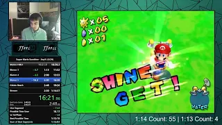 Super Mario Sunshine Any% 1:13:30
