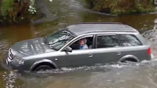 Audi Allroad can swim