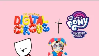 mlp and tadc crossover animation | mlp Equestria girls cafeteria song | The amazing digital circus