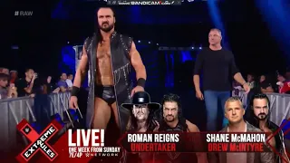 Shane McMahon & Drew McIntyre entrance RAW: july 1, 2019