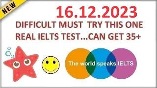 BRITISH COUNCIL IELTS LISTENING TEST 2023 WITH ANSWERS - 16.12.2023