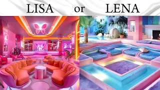 LISA OR LENA 💗 LUXURY HOUSES, CARS, ROOMS, FOODS & MORE 🏠🥰 #5