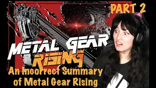 Reacting TWO An Incorrect Summary of Metal Gear Rising | Sons Of Obesity