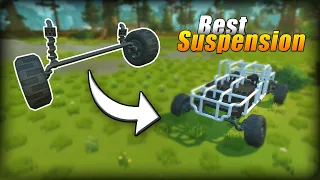 Scrap Mechanic Tutorial !!! How to Build the best offroad Suspension!