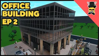 Building an IRL office building in Bloxburg - EP 2