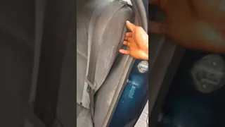 how to open 2004 corolla back seat - and get into the trunk