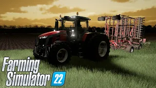 1st Snow of the Year | EP #7 of the Perfect Elmcreek Farm Build Series | Farming Simulator 22