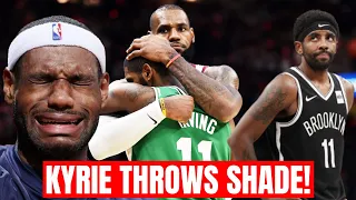 Kyrie Irving Throws MAJOR Shade At Lebron, Then Backs Down Like A Beta | NBA Drama