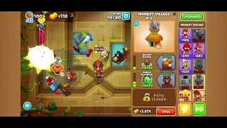 Alternate Bloons Rounds / Chutes Map Hard Difficulty / Mountain Guardian / Bloons TD6 Gameplay