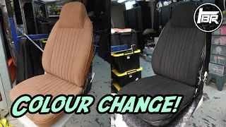 Does Vinyl and Fabric Dye ACTUALLY work? Interior Colour Change - RA28 Fastback Celica (Part 15)