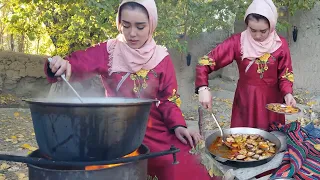 How to cook chicken hearts Village Style Afghanistan  |  Village Food