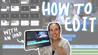 how to edit YouTube videos with an iPad | with lumafusion & procreate!