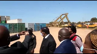 LUBUMBASHI: ARRIVÉE DE LA DÉLÉGATION DE LA NATIONAL RAILWAYS OF ZIMBABWE & DG FABIEN MUTOMB KAN KATO