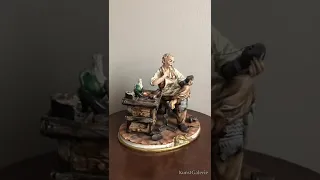 Shoemaker​ Luciano Cazzola Capodimonte porcelain figurine