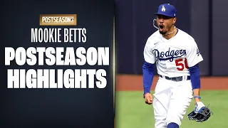 Mookie Betts Postseason Highlights (Dodgers OF does literally everything on the field!)