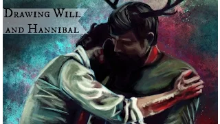 Drawing Will and Hannibal