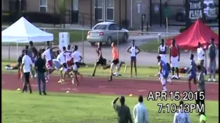 LPHS Track 2015 4 x 100 District meet