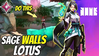 Valorant Sage LOTUS Must Know Wall Boosts - Valorant Guide