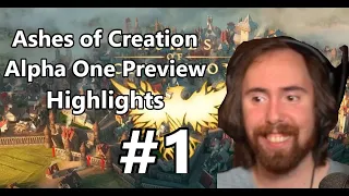 Ashes of Creation Alpha One Preview Twitch Highlights #1