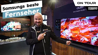 Die brandneuen Fernseher von Samsung 2023 NEO QLED 8K QN900C und QD-OLED 4K S95C | Samsung Messe I