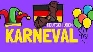 🥳 Karneval in Deutschland! Wortschatz und Übersicht | Deutsch Lernen | Learn German