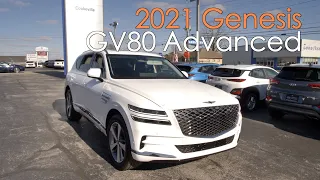 New 2021 Genesis GV80 Advanced Package-Luxury SUV|Hyundai of Cookeville