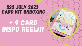 SSS July 2023 Card Kit Unboxing +9 CARDS!!!